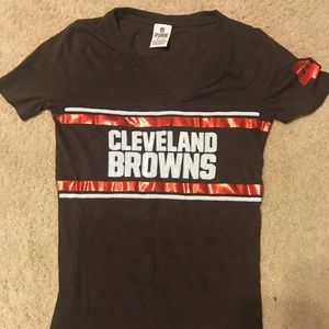 Pink Cleveland Browns Shirt XS EUC
